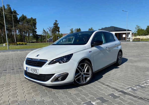 Peugeot 308 cena 49500 przebieg: 196000, rok produkcji 2014 z Kielce małe 191